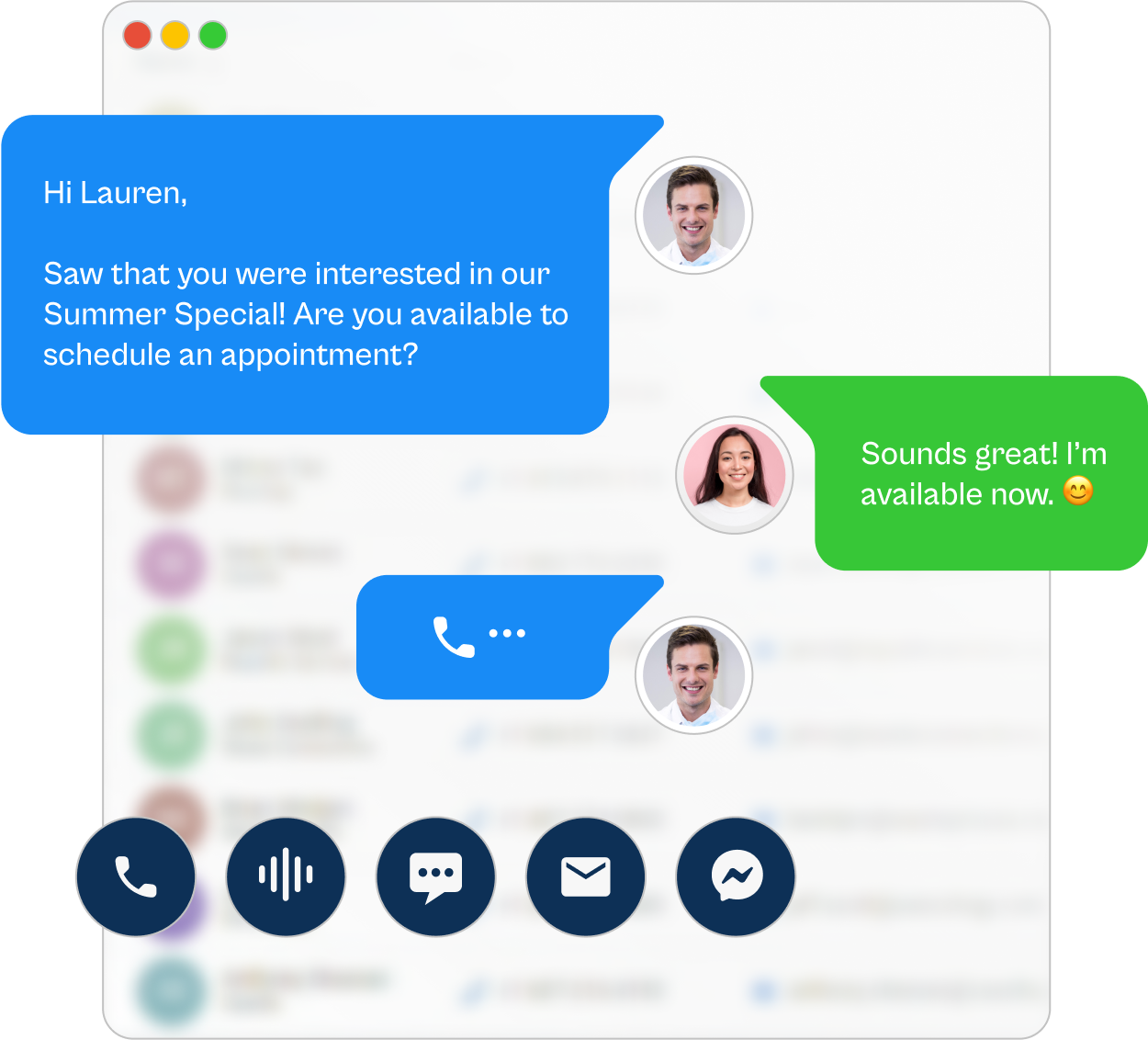 HighLevel unified conversations interface